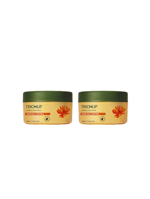 trichup hair fall control cream 200 ml (golden range) (pack of 2) - 16230660 - Very Small Image - 1