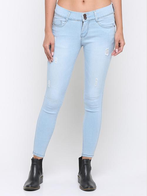 distressed skinny fit jeans - 16233284 - Very Small Image - 1