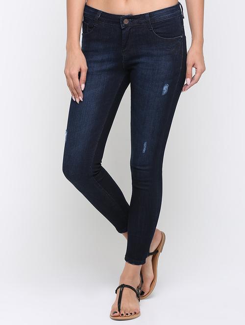 distressed skinny fit jeans - 16233286 - Very Small Image - 1