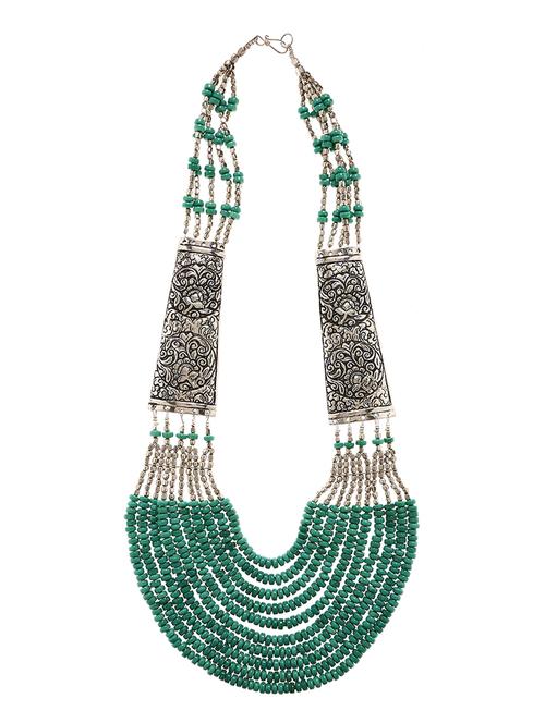 green metal necklace - 16234734 - Very Small Image - 1
