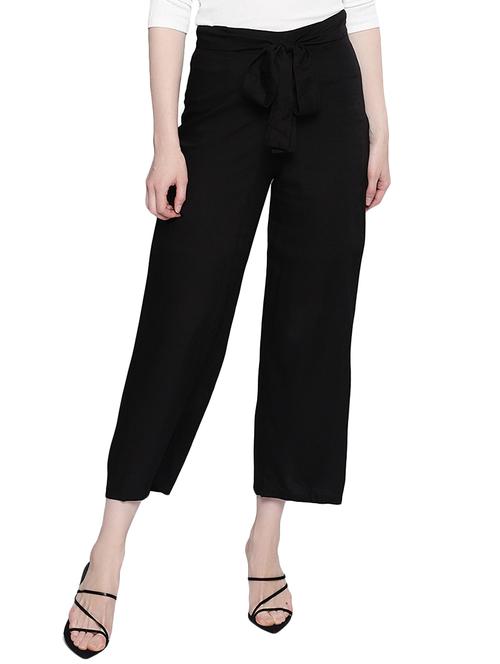 high rise tie knot trouser - 16235228 - Very Small Image - 1