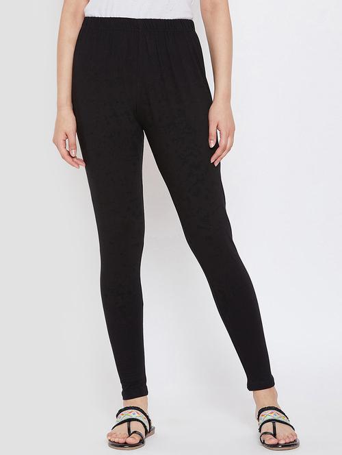 ankle length solid legging - 16235847 - Very Small Image - 1