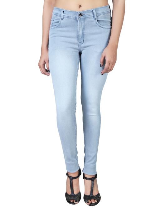 high rise stone washed jeans - 16236592 - Very Small Image - 1