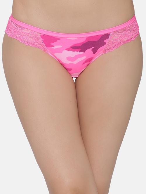 lace detail camouflage bikini panty - 16236709 - Very Small Image - 1