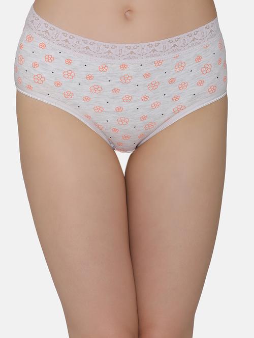 lace detail floral hipster panty - 16236710 - Very Small Image - 1