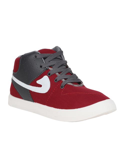 red canvas sneakers - 16237109 - Very Small Image - 1