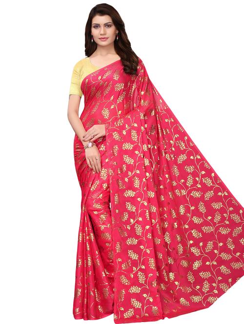 foil printed saree - 16237199 - Very Small Image - 1