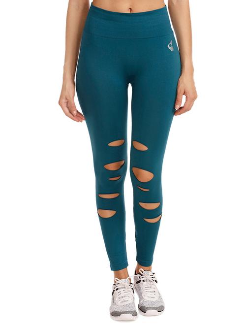 high rise ladder ripped legging - 16237512 - Very Small Image - 1
