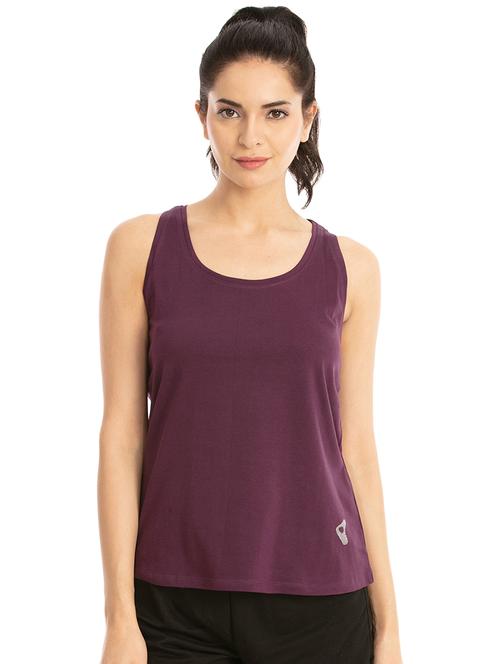 racer back solid tank top - 16237862 - Very Small Image - 1