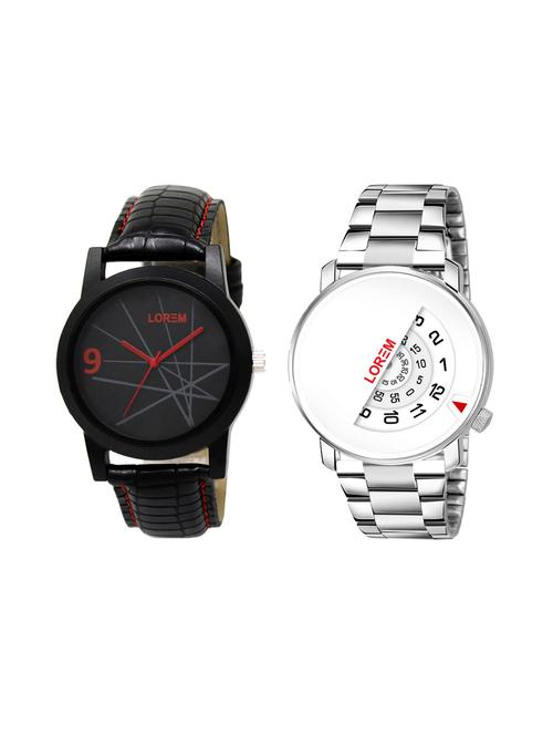 set of 2 analog watch combos - 16238080 - Very Small Image - 1