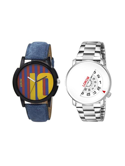 set of 2 analog watch combos - 16238082 - Very Small Image - 1