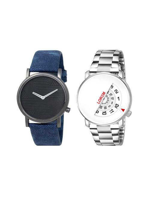 set of 2 analog watch combos - 16238107 - Very Small Image - 1