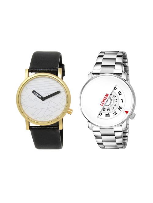 set of 2 analog watch combos - 16238109 - Very Small Image - 1