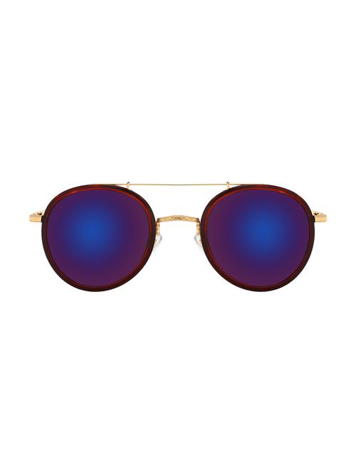 abner gold round sunglasses ( absun-184 ) - 16239427 - Very Small Image - 1