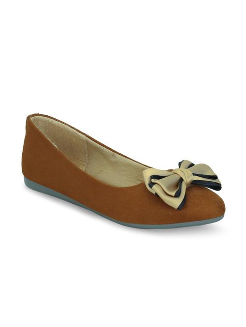 tan slip on ballerinas - 16239516 - Very Small Image - 1