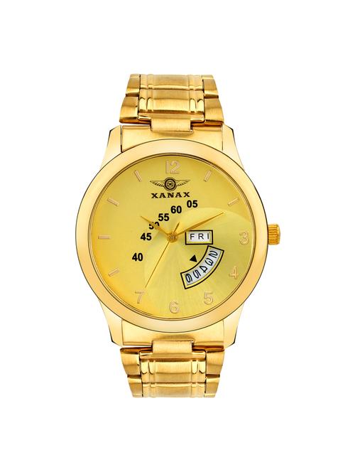 xanax premium gold dial analog watch for men - xnsggd118 - 16239934 - Very Small Image - 1