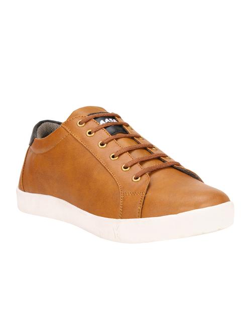 tan leatherette sneakers - 16240800 - Very Small Image - 1