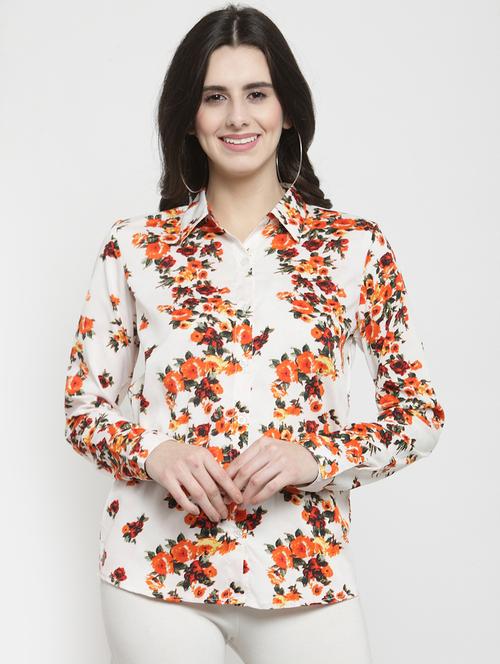 long sleeved floral shirt - 16241737 - Very Small Image - 1