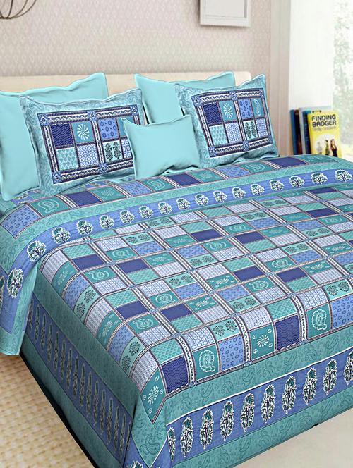 cotton bedsheet with 2 pillow covers - 16241759 - Very Small Image - 1