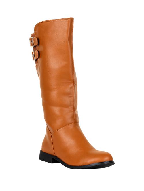 tan knee length boots - 16244414 - Very Small Image - 1