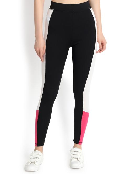 high rise color block legging - 16245049 - Very Small Image - 1