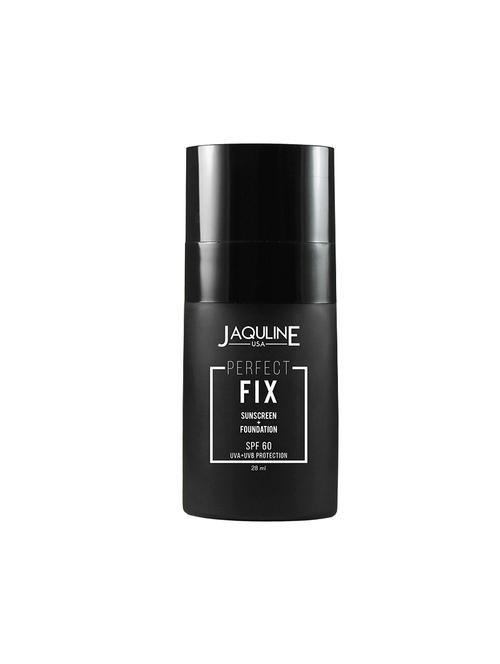 jaquline usa perfect fix sunscreen + foundation spf 50 uva + uvb protection tan 04 28 ml - 16248568 - Very Small Image - 1