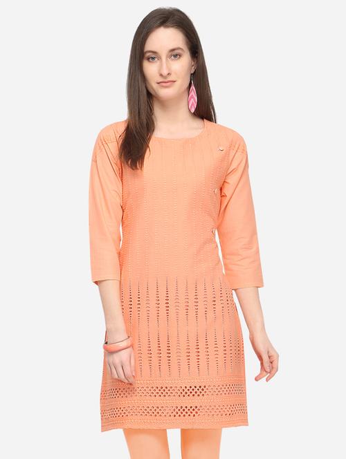 solid straight kurta - 16249080 - Very Small Image - 1