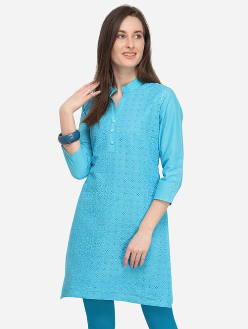 solid straight kurta - 16249141 - Very Small Image - 1