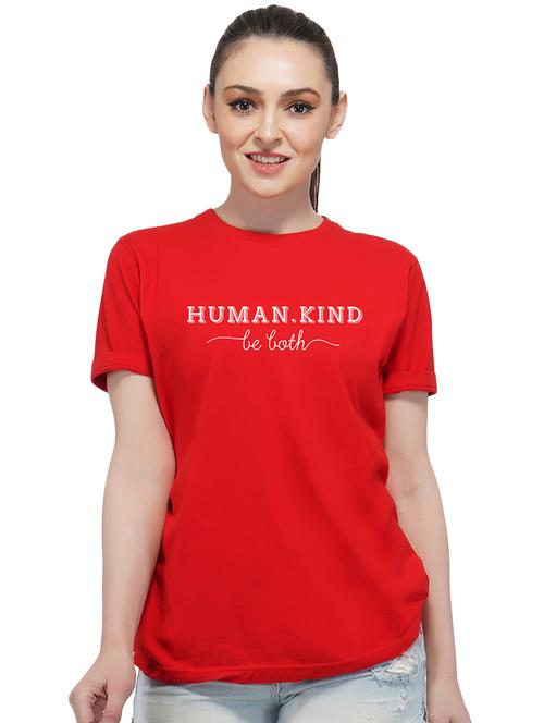 crew neck quirky text tee - 16249744 - Very Small Image - 1