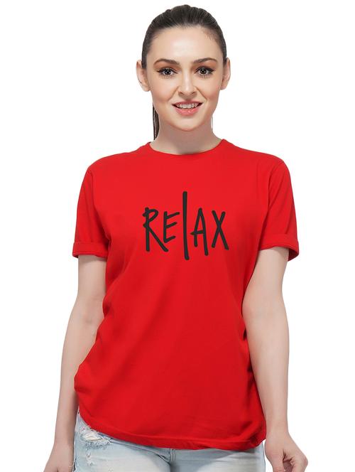 crew neck quirky text tee - 16249747 - Very Small Image - 1