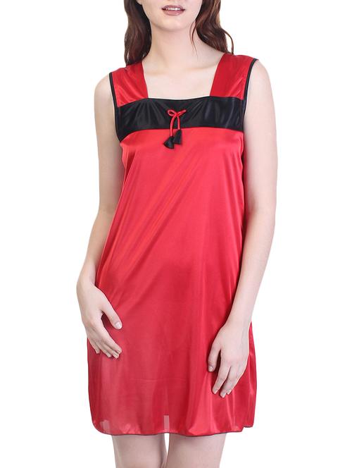 contrast panel knot detail babydoll - 16250118 - Very Small Image - 1
