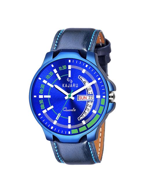 kajaru ddl-19 round dial analog watch - 16252078 - Very Small Image - 1