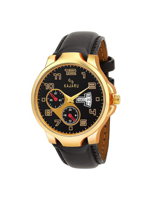 kajaru ddl-25 round dial analog watch - 16252084 - Very Small Image - 1