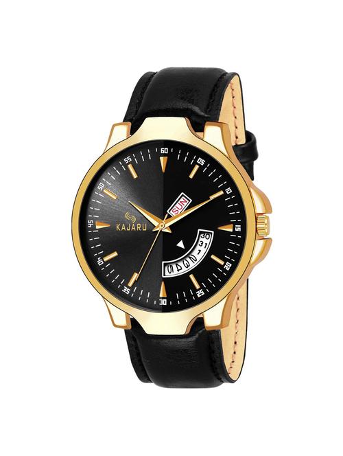 kajaru ddl-26 round dial analog watch - 16252085 - Very Small Image - 1