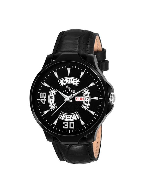 kajaru ddl-29 round dial analog watch - 16252088 - Very Small Image - 1