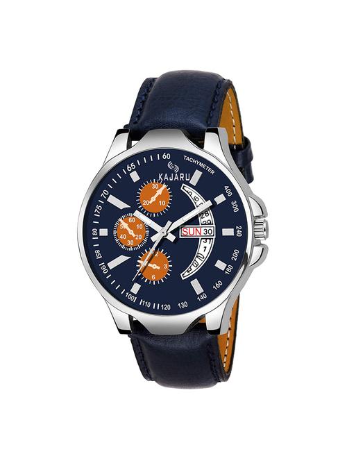 kajaru ddl-36 round dial analog watch - 16252095 - Very Small Image - 1