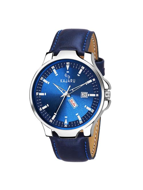 kajaru ddl-38 round dial analog watch - 16252097 - Very Small Image - 1