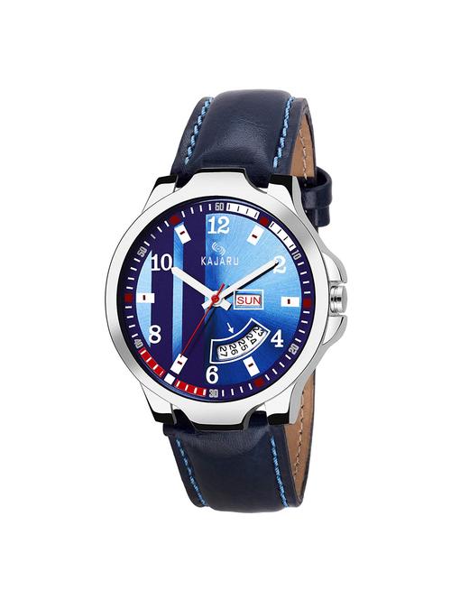 kajaru ddl-39 round dial analog watch - 16252098 - Very Small Image - 1