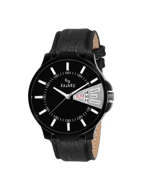 kajaru ddl-43 round dial analog watch - 16252102 - Very Small Image - 1