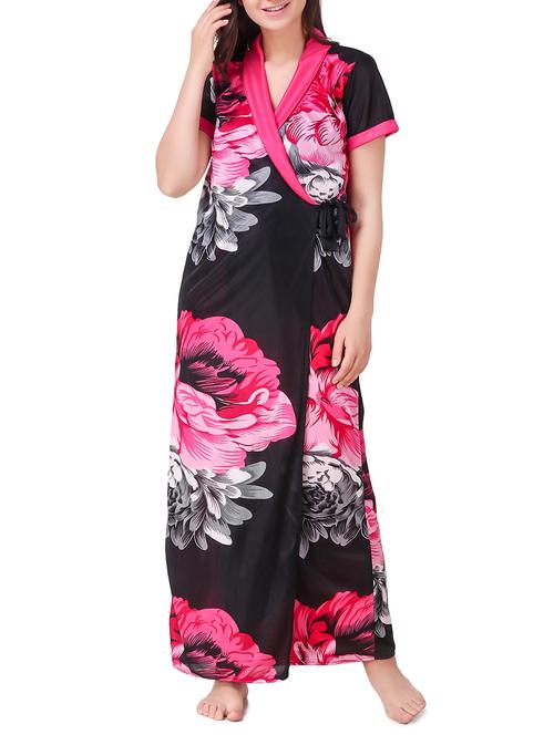 floral sleepwear robe - 16253399 - Very Small Image - 1