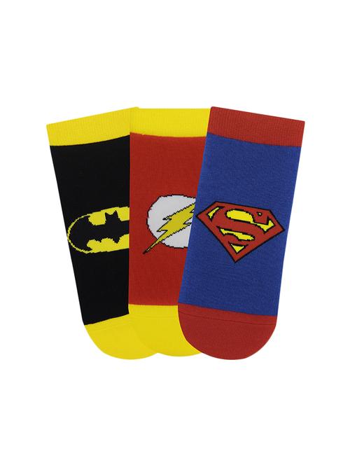 set of 3 multi colored cotton sock - 16253774 - Very Small Image - 1