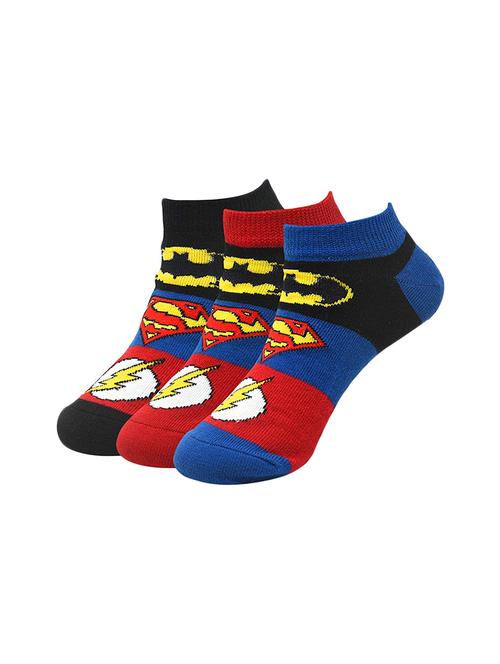 set of 3 multi colored cotton sock - 16253779 - Very Small Image - 1