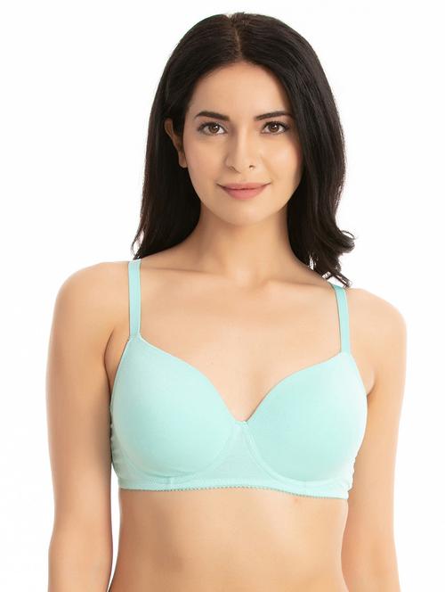 lace detail solid t-shirt bra - 16254811 - Very Small Image - 1