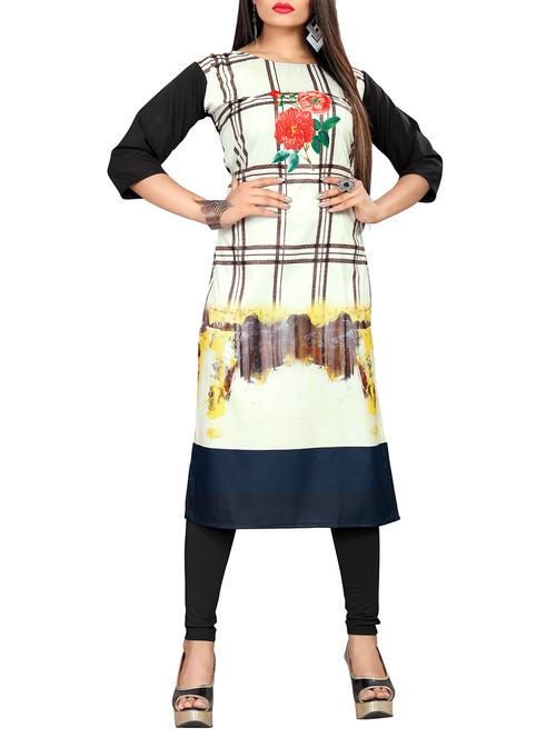 digital printed straight kurta - 16256648 - Very Small Image - 1