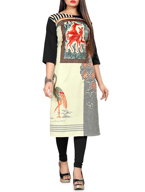 digital printed straight kurta - 16256650 - Very Small Image - 1