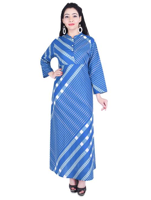 geometrical print a-line kurta - 16257151 - Very Small Image - 1