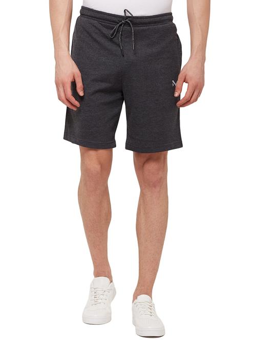 grey solid shorts - 16257632 - Very Small Image - 1