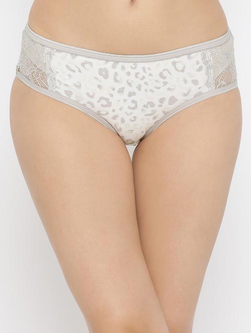 lace detail animal print hipster panty - 16259209 - Very Small Image - 1