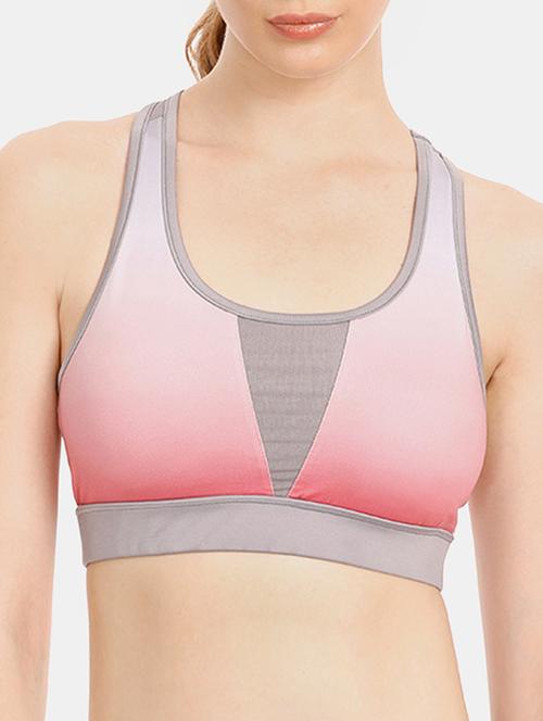 cut out detail ombre sports bra - 16259426 - Very Small Image - 1