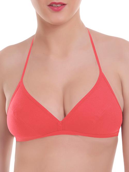 halter neck floral patch bra - 16259758 - Very Small Image - 1